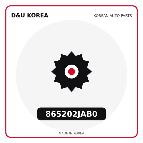 Genuine Mobis 865202JAB0  for Korean vehicles | D&U Korea