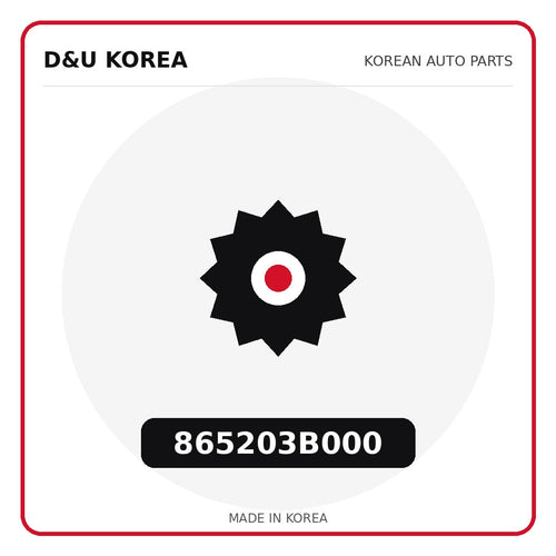 Genuine Mobis 865203B000  for Korean vehicles | D&U Korea