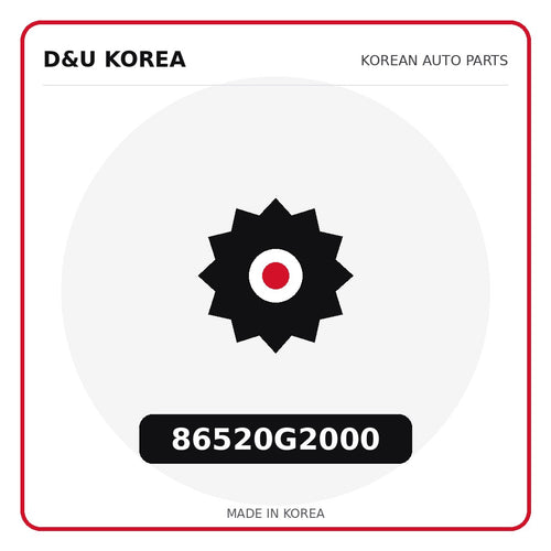 Genuine Mobis 86520G2000  for Korean vehicles | D&U Korea