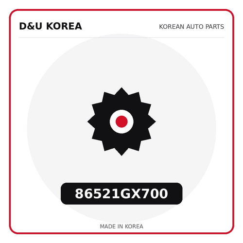 Genuine Mobis 86521GX700  for Korean vehicles | D&U Korea