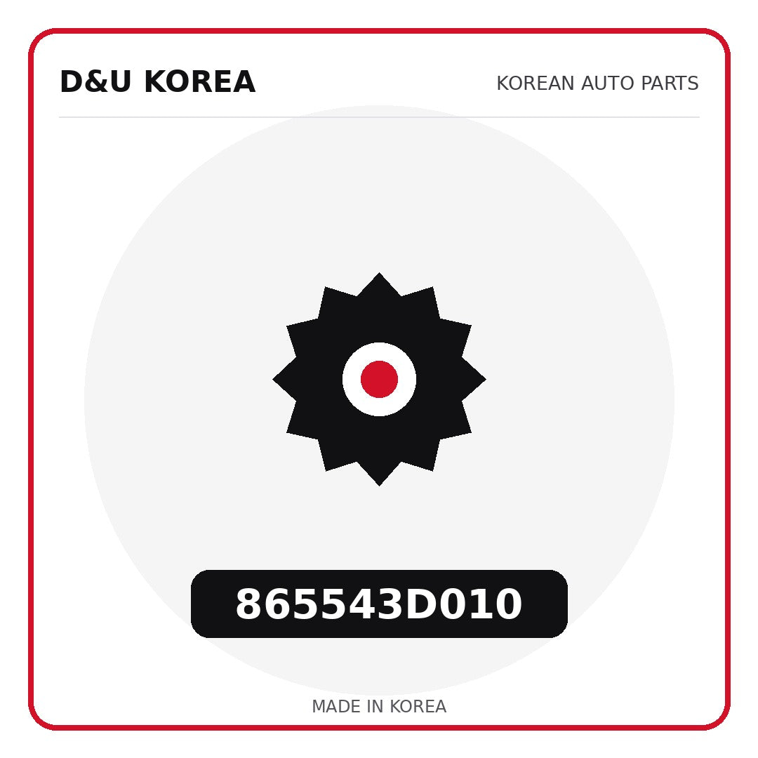 Genuine Mobis 865543D010  for Korean vehicles | D&U Korea