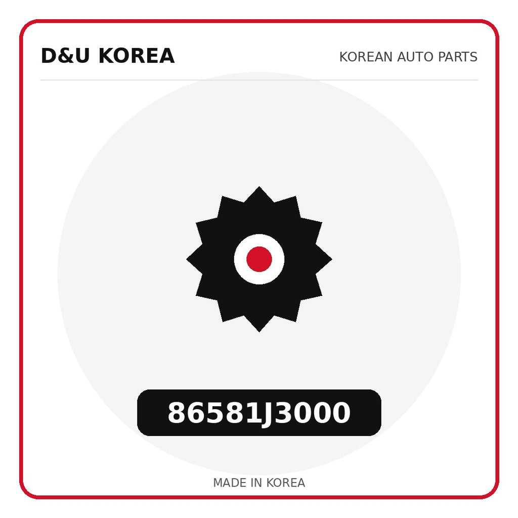 Genuine Mobis 86581J3000  for Korean vehicles | D&U Korea