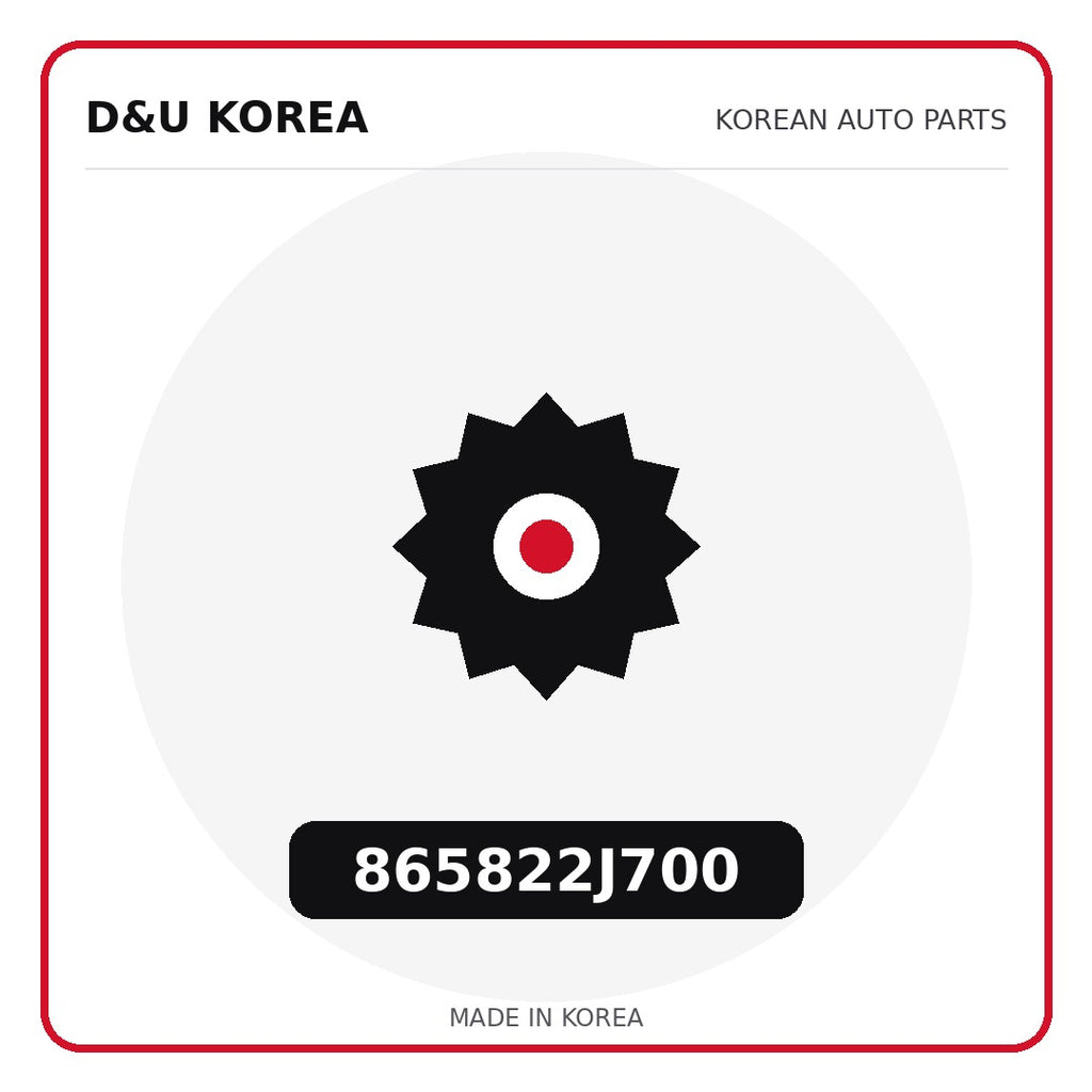 Genuine Mobis 865822J700  for Korean vehicles | D&U Korea