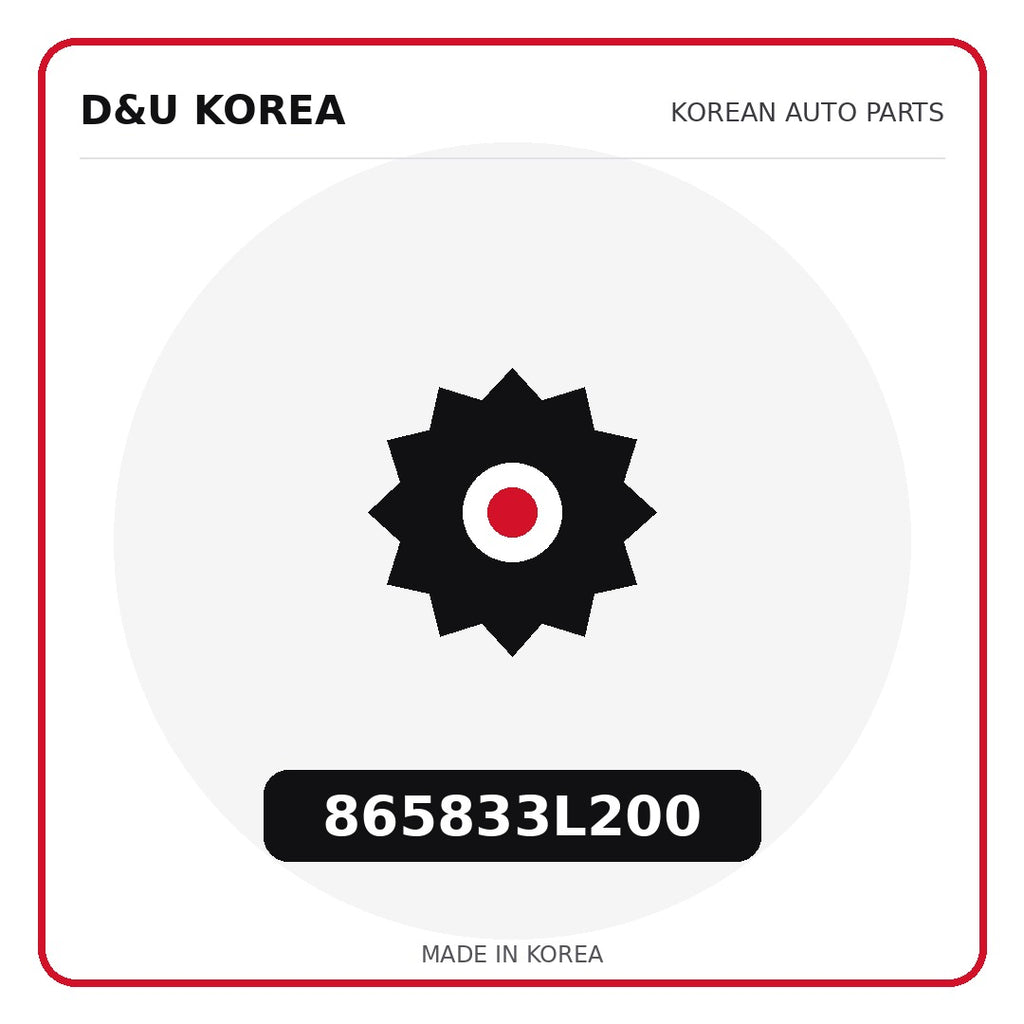 Genuine Mobis 865833L200  for Korean vehicles | D&U Korea