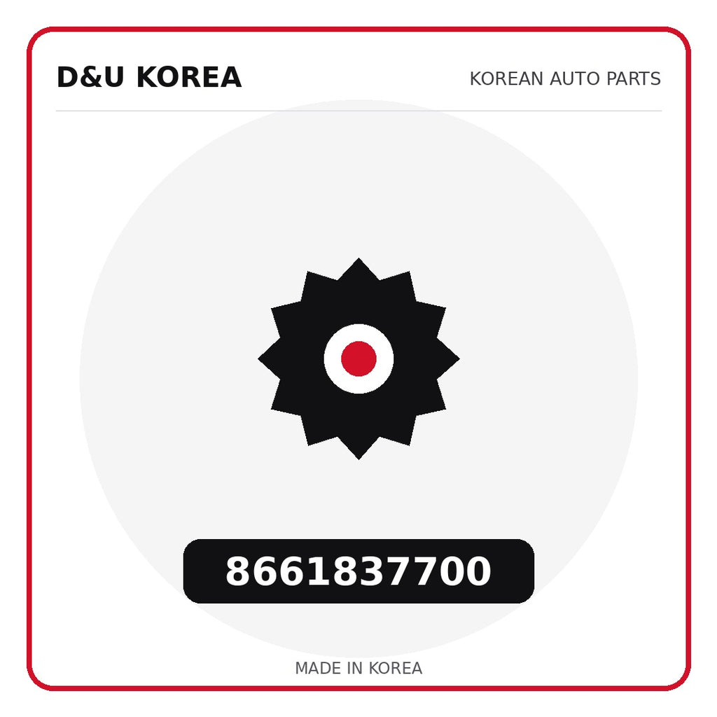 Genuine Mobis 8661837700  for Korean vehicles | D&U Korea