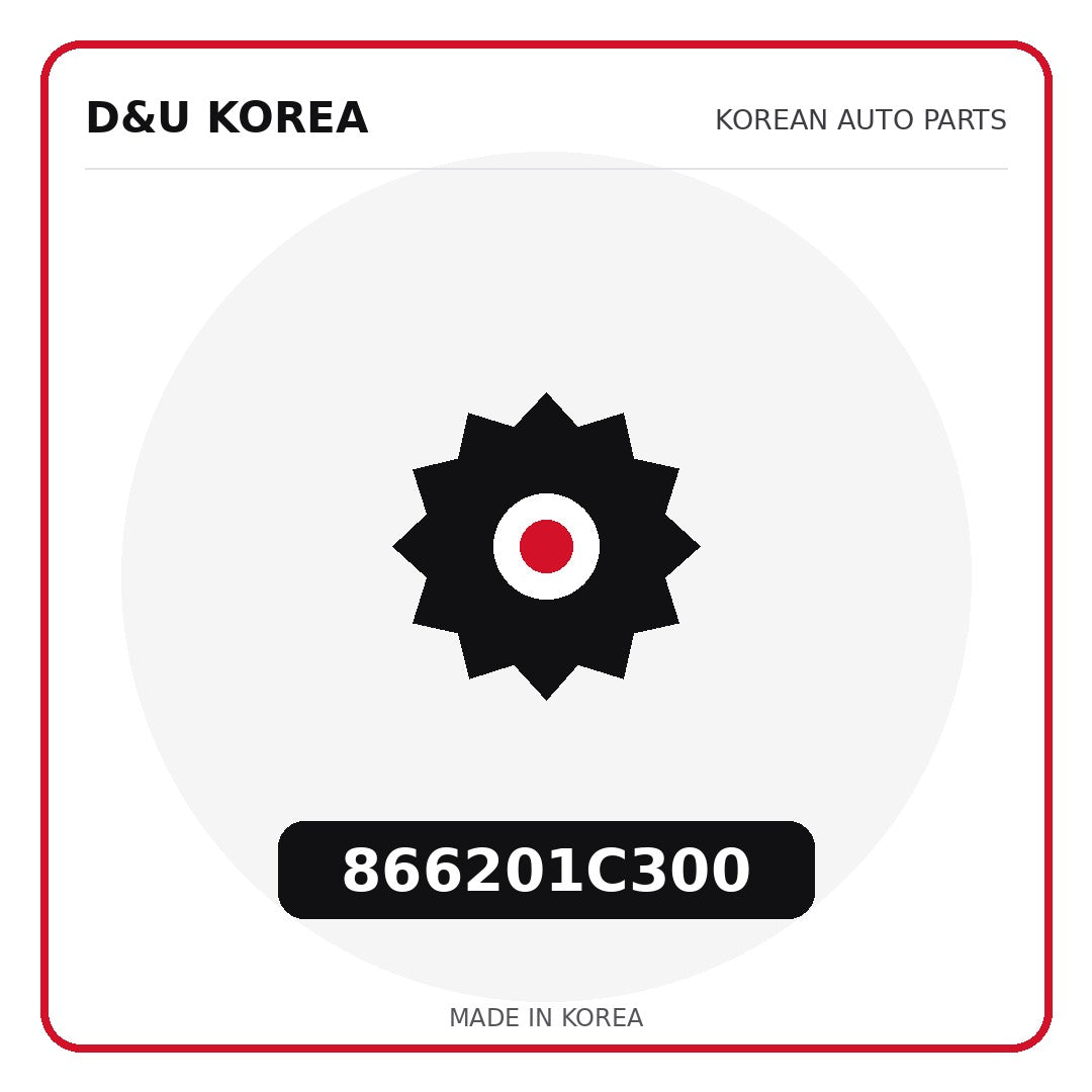Genuine Mobis 866201C300  for Korean vehicles | D&U Korea