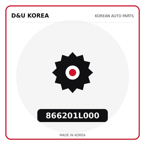 Genuine Mobis 866201L000  for Korean vehicles | D&U Korea