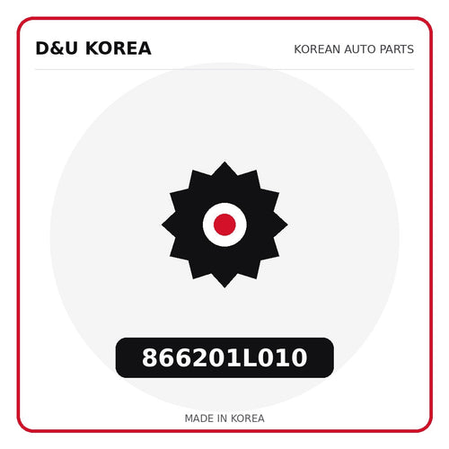 Genuine Mobis 866201L010  for Korean vehicles | D&U Korea