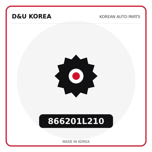 Genuine Mobis 866201L210  for Korean vehicles | D&U Korea