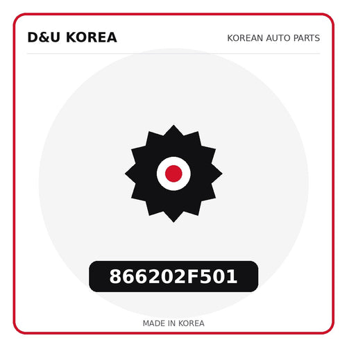 Genuine Mobis 866202F501  for Korean vehicles | D&U Korea