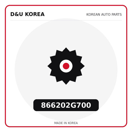 Genuine Mobis 866202G700  for Korean vehicles | D&U Korea