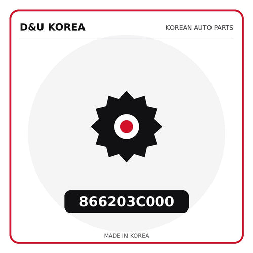 Genuine Mobis 866203C000  for Korean vehicles | D&U Korea