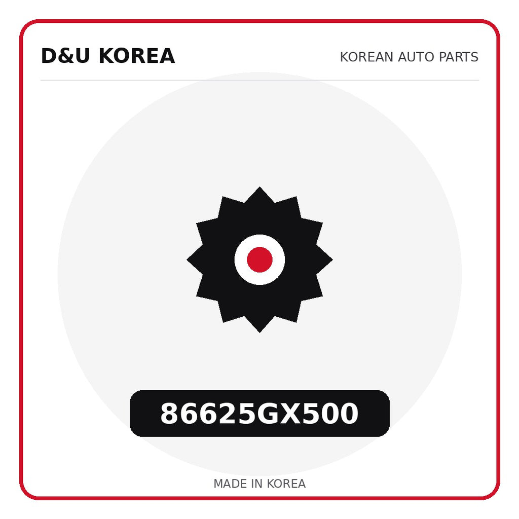 Genuine Mobis 86625GX500  for Korean vehicles | D&U Korea