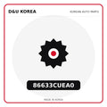 Genuine Mobis 86633CUEA0  for Korean vehicles | D&U Korea
