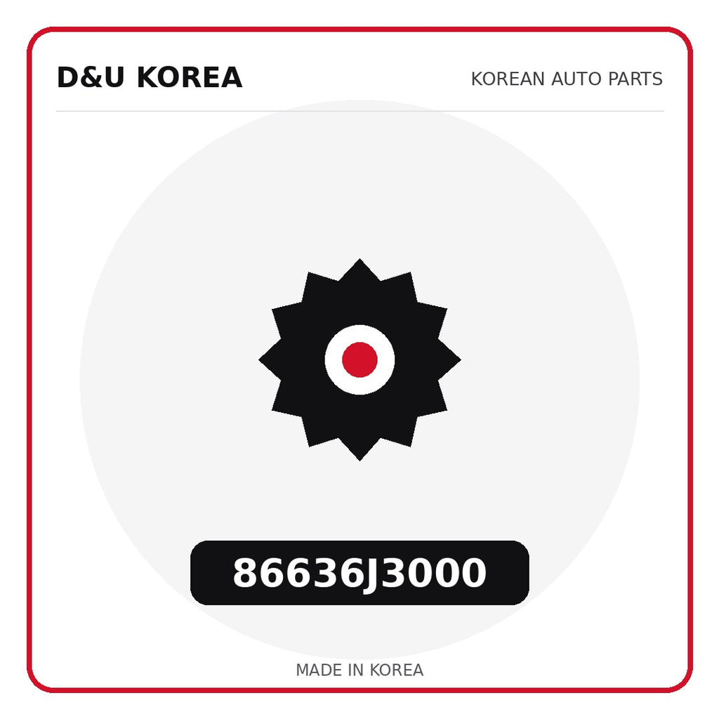 Genuine Mobis 86636J3000  for Korean vehicles | D&U Korea