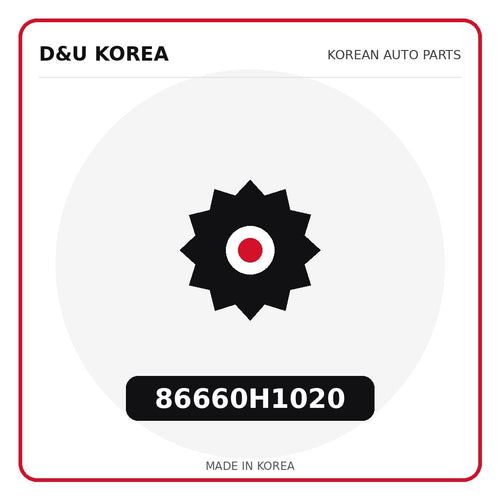 Genuine Mobis 86660H1020  for Korean vehicles | D&U Korea
