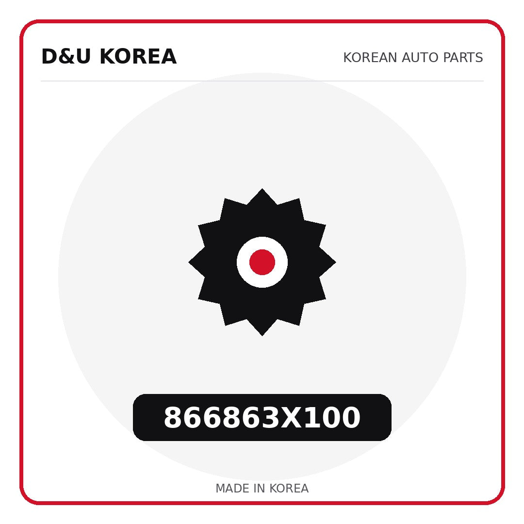 Genuine Mobis 866863X100  for Korean vehicles | D&U Korea