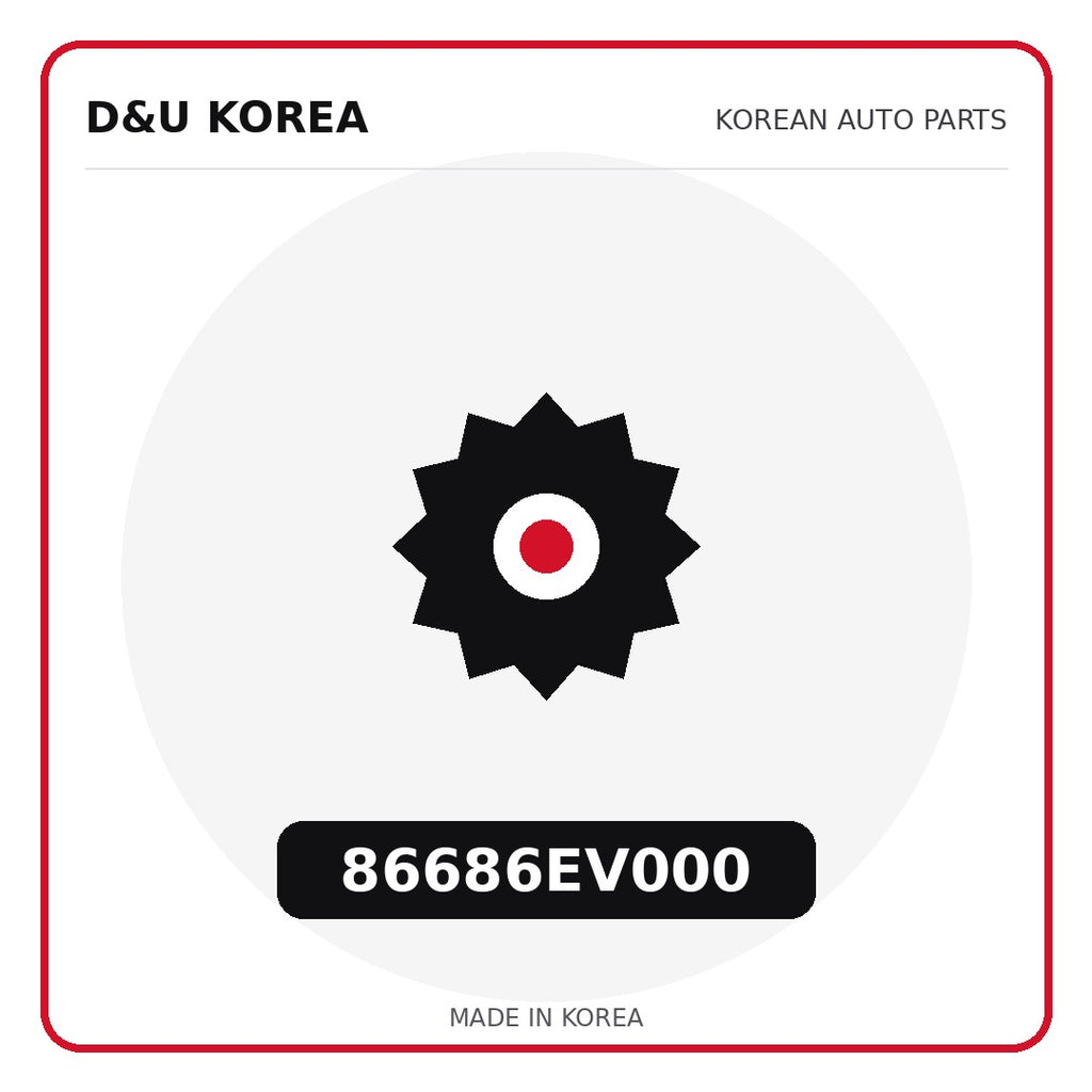 Genuine Mobis 86686EV000  for Korean vehicles | D&U Korea