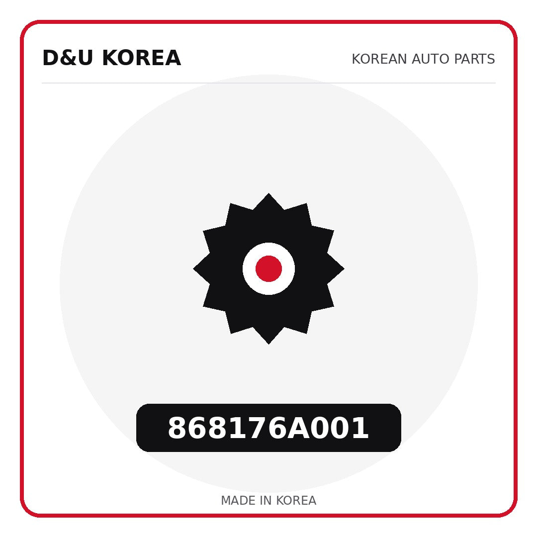 Genuine Mobis 868176A001  for Korean vehicles | D&U Korea