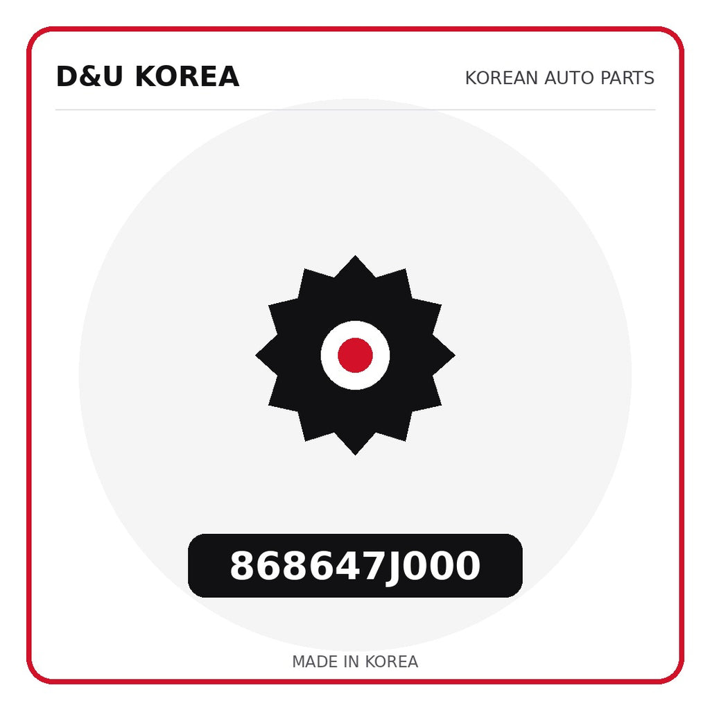 Genuine Mobis 868647J000  for Korean vehicles | D&U Korea