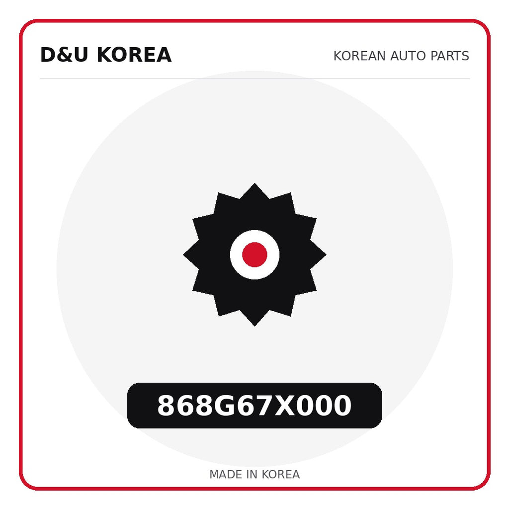Genuine Mobis 868G67X000  for Korean vehicles | D&U Korea