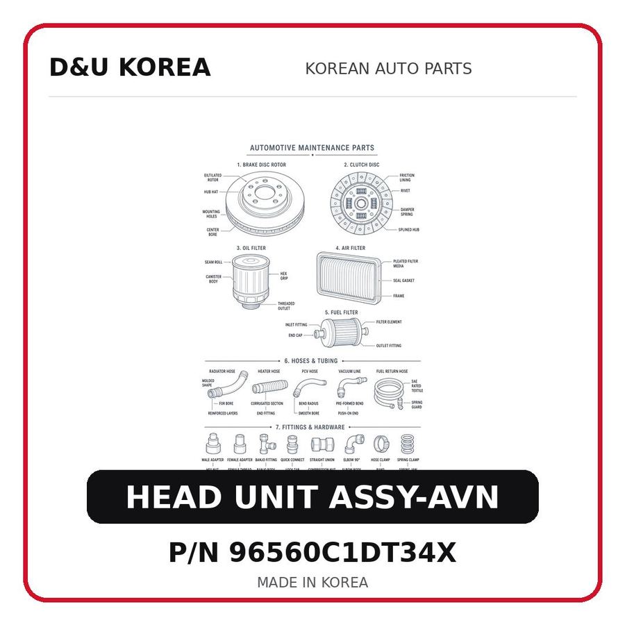 HEAD UNIT ASSY-AVN