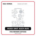 HEAD UNIT ASSY-AVN