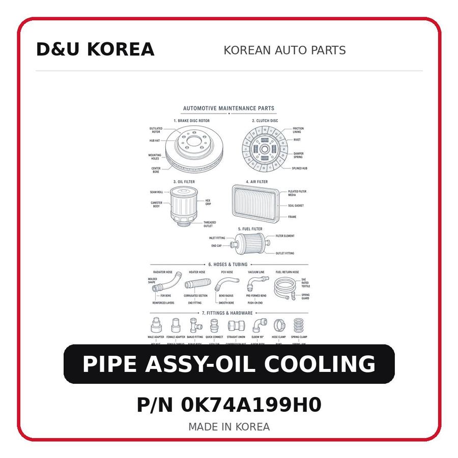 PIPE ASSY-OIL COOLING