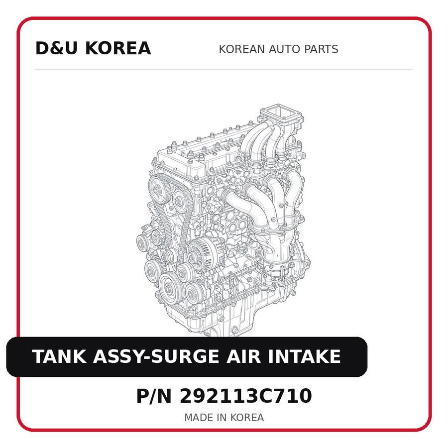 TANK ASSY-SURGE AIR INTAKE