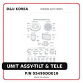 UNIT ASSY-TILT & TELE