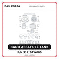BAND ASSY-FUEL TANK