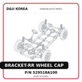 BRACKET-RR WHEEL CAP