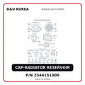CAP-RADIATOR RESERVOIR