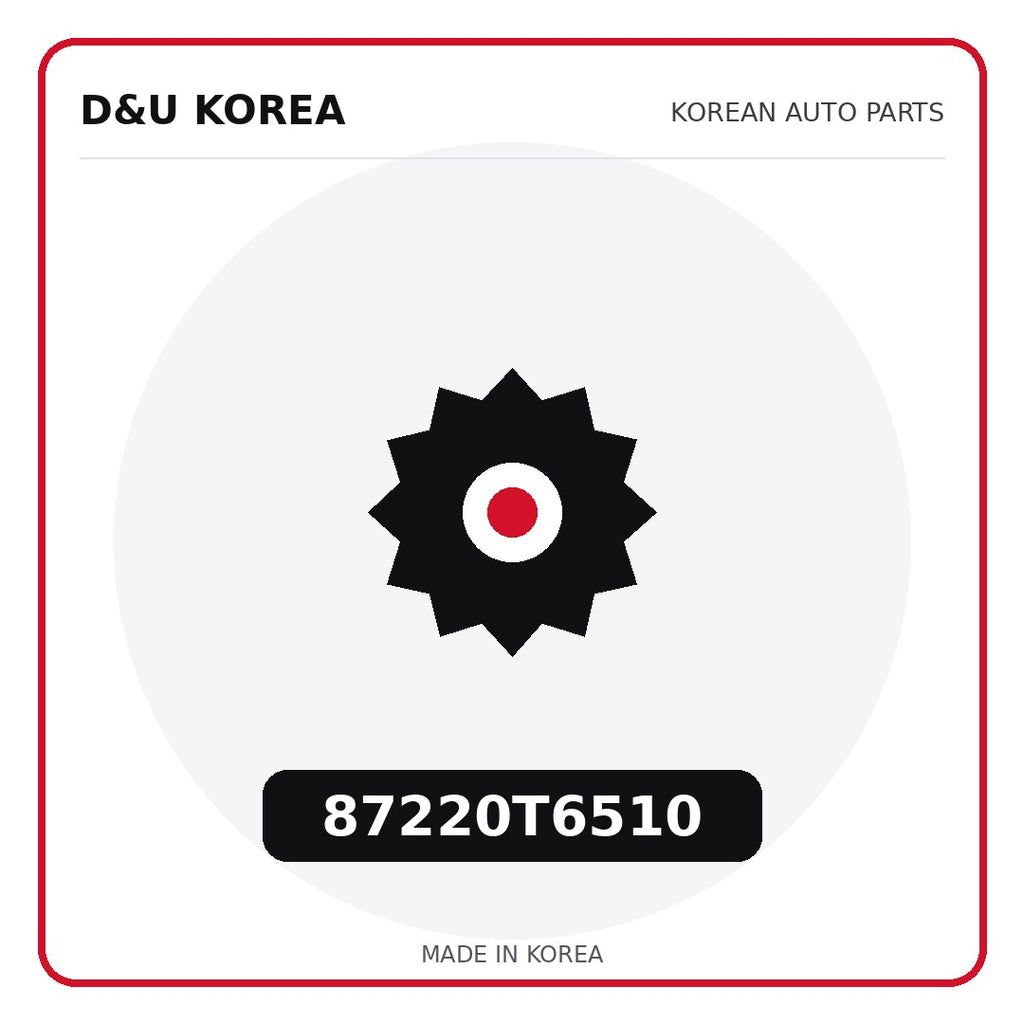 Genuine Mobis 87220T6510  for Korean vehicles | D&U Korea