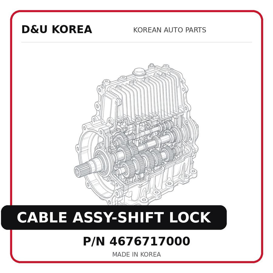 CABLE ASSY-SHIFT LOCK