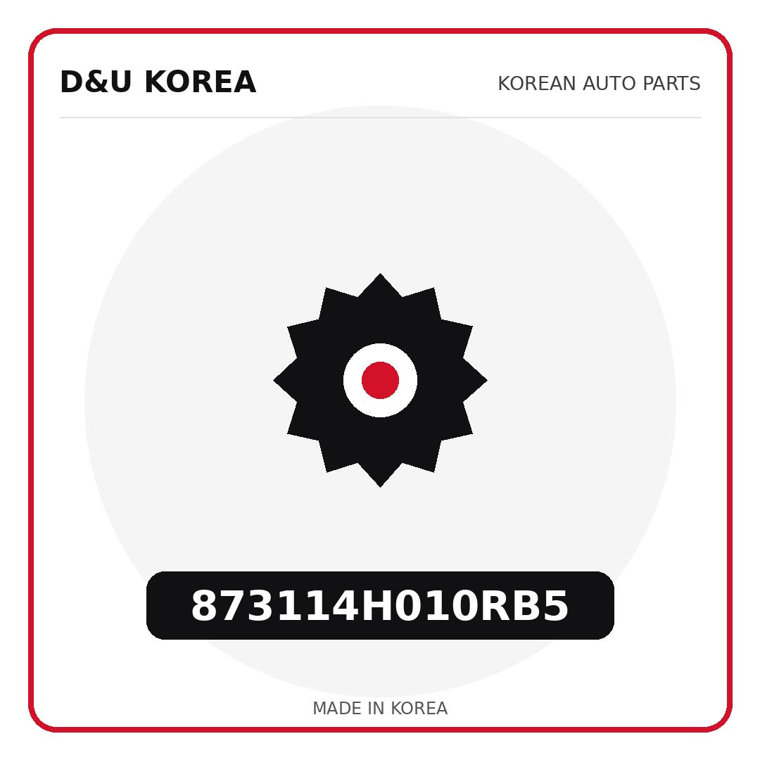 Genuine Mobis 873114H010RB5  for Korean vehicles | D&U Korea