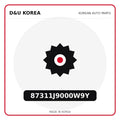 Genuine Mobis 87311J9000W9Y  for Korean vehicles | D&U Korea