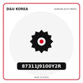 Genuine Mobis 87311J9100Y2R  for Korean vehicles | D&U Korea