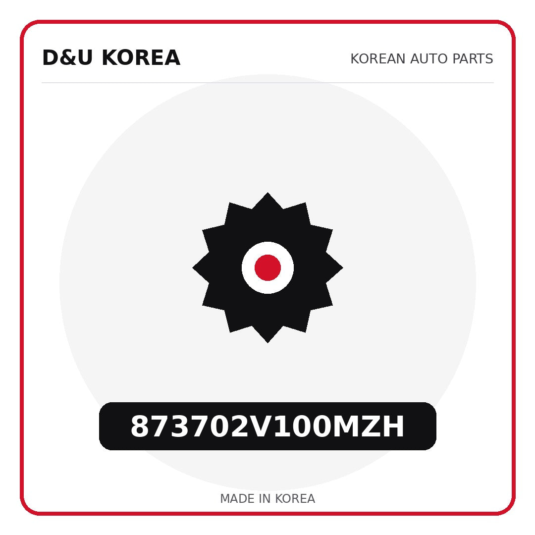 Genuine Mobis 873702V100MZH  for Korean vehicles | D&U Korea