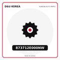 Genuine Mobis 873712E000NW  for Korean vehicles | D&U Korea