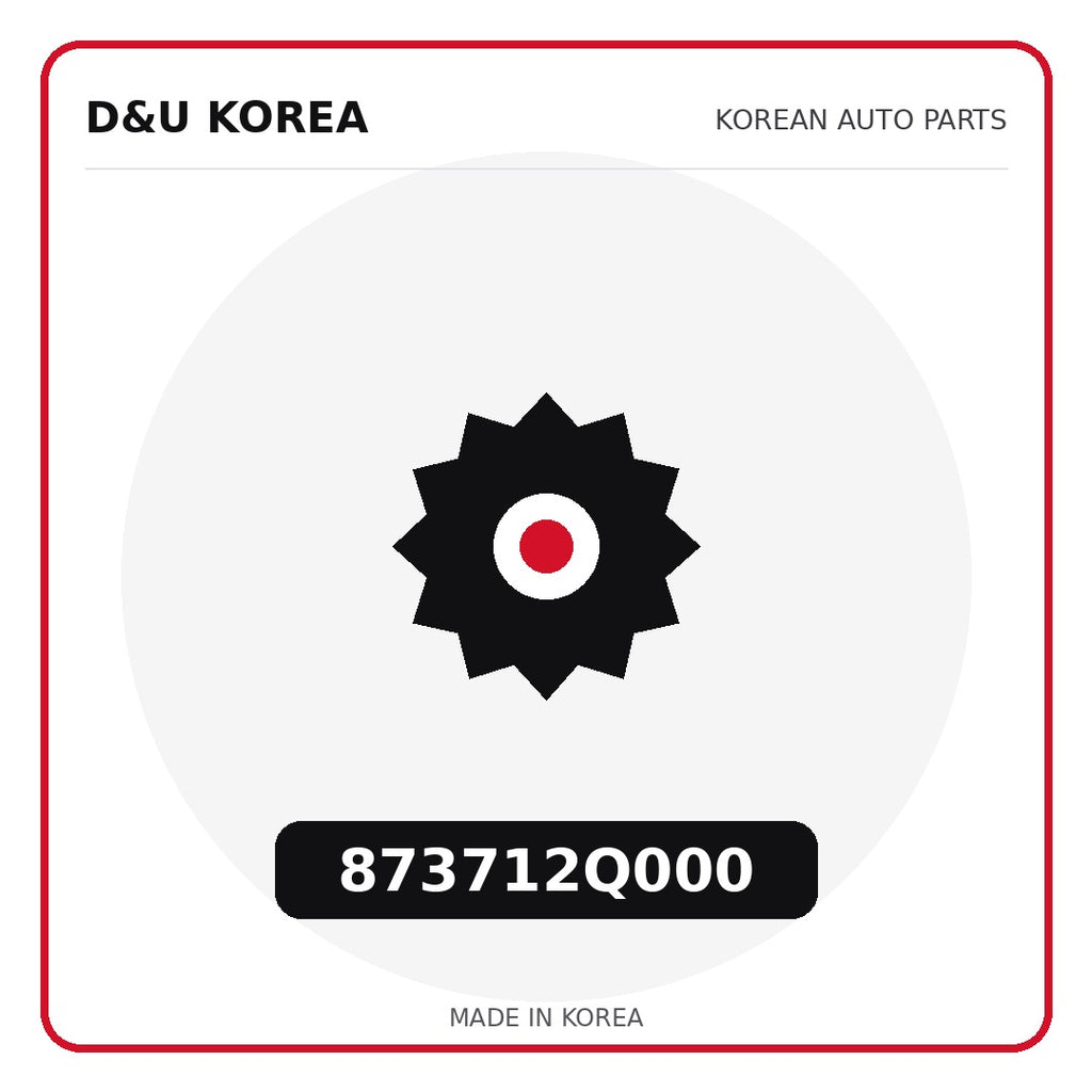 Genuine Mobis 873712Q000  for Korean vehicles | D&U Korea