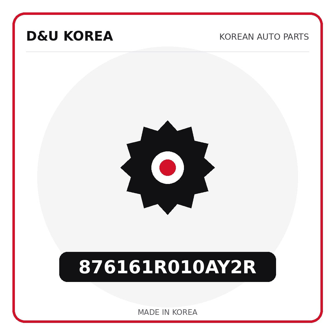 Genuine Mobis 876161R010AY2R  for Korean vehicles | D&U Korea
