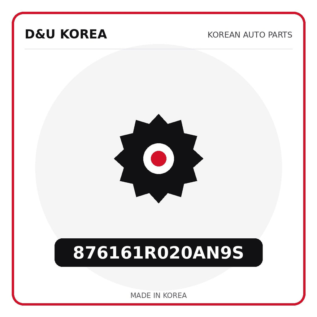 Genuine Mobis 876161R020AN9S  for Korean vehicles | D&U Korea