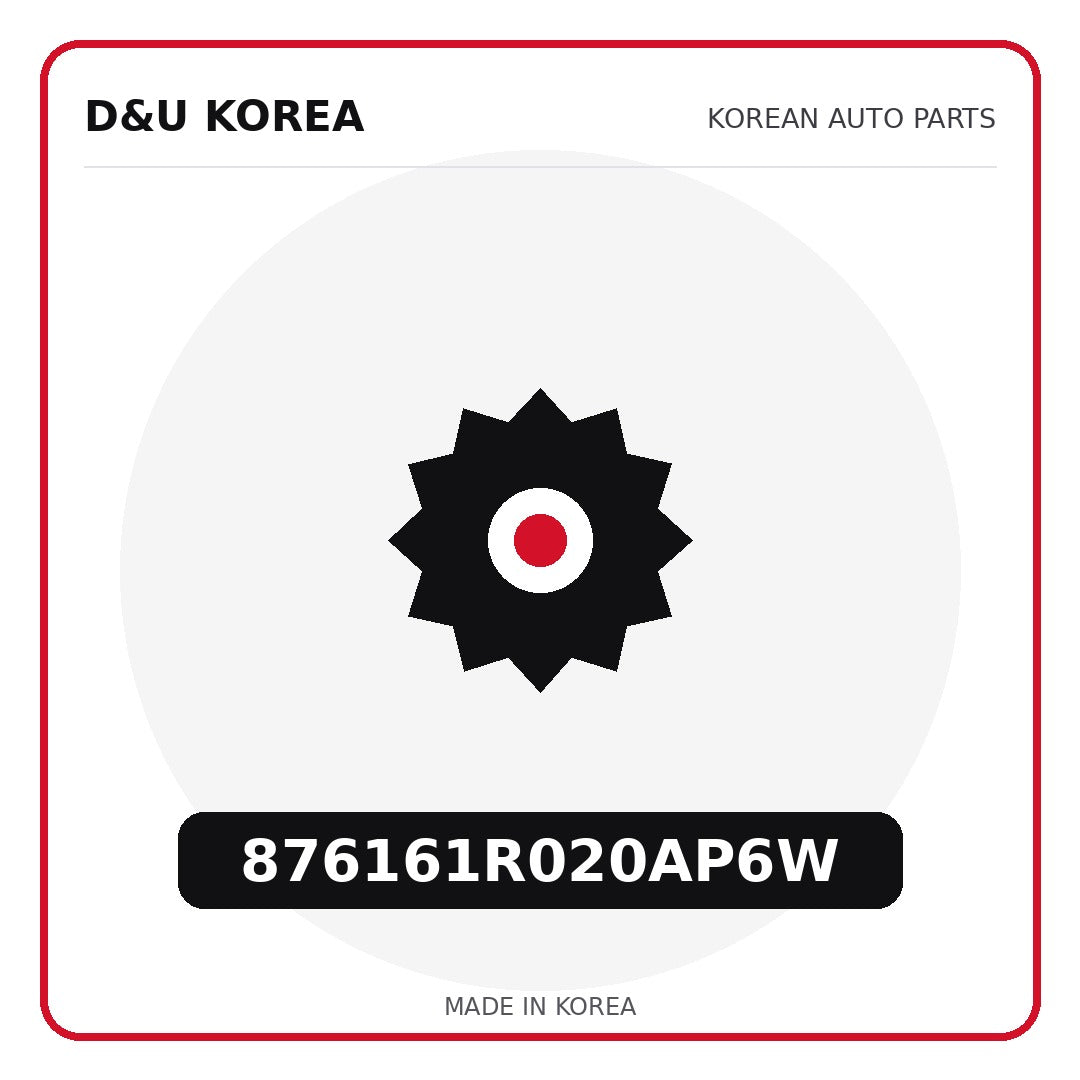 Genuine Mobis 876161R020AP6W  for Korean vehicles | D&U Korea
