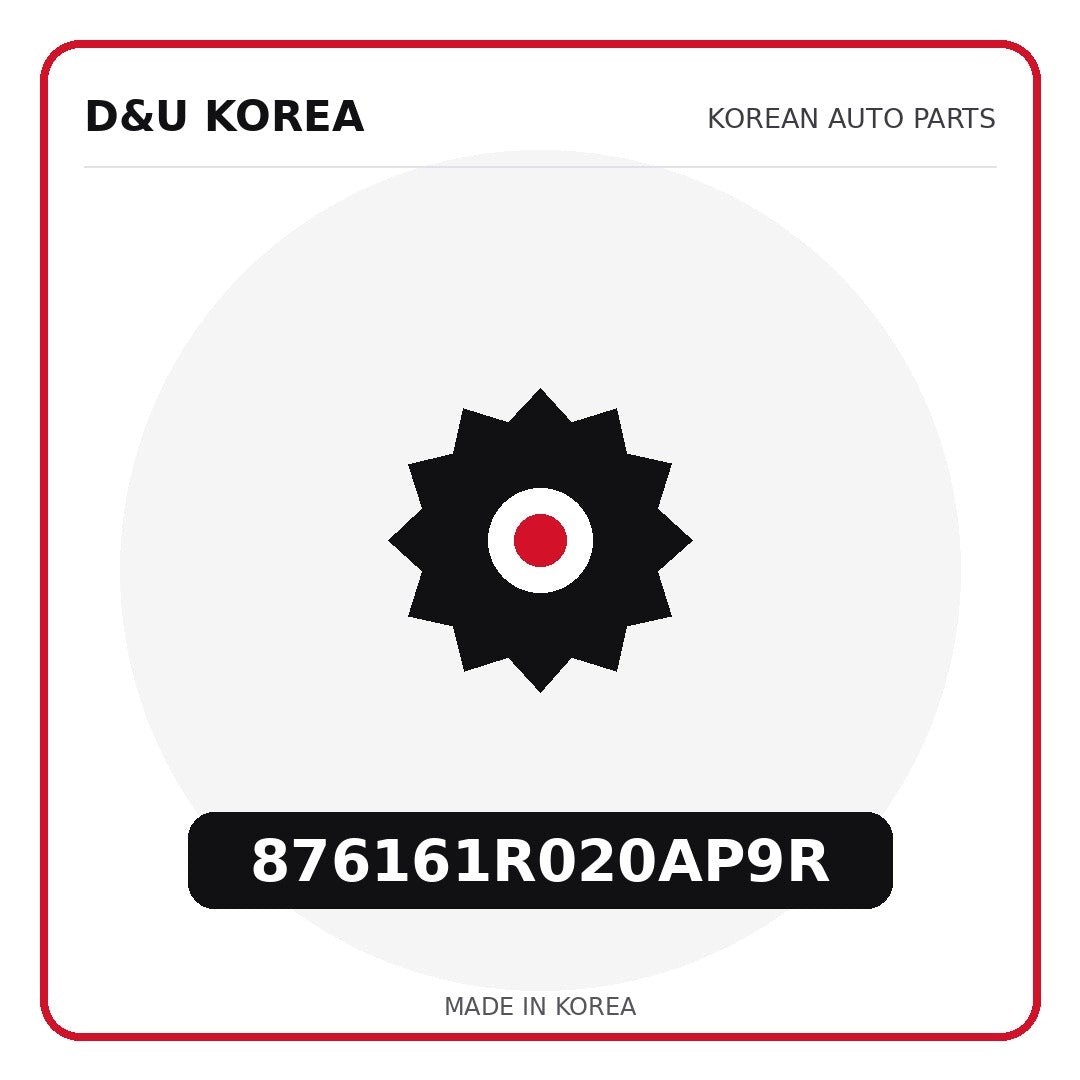 Genuine Mobis 876161R020AP9R  for Korean vehicles | D&U Korea