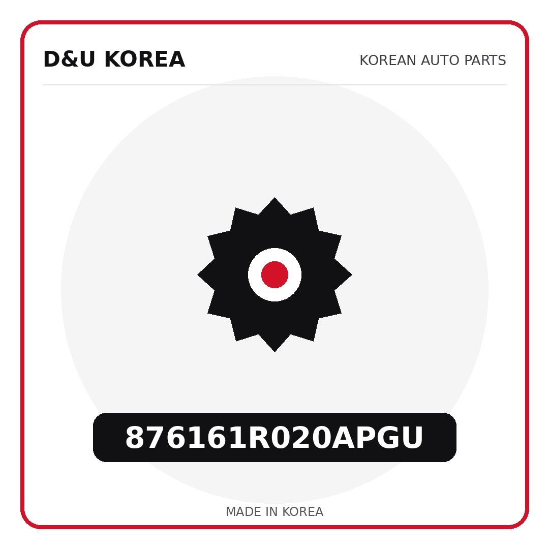 Genuine Mobis 876161R020APGU  for Korean vehicles | D&U Korea