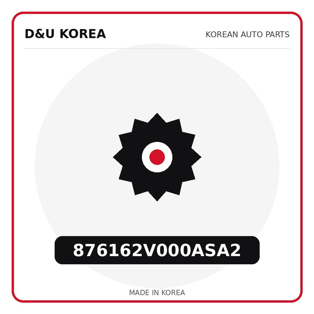 Genuine Mobis 876162V000ASA2  for Korean vehicles | D&U Korea