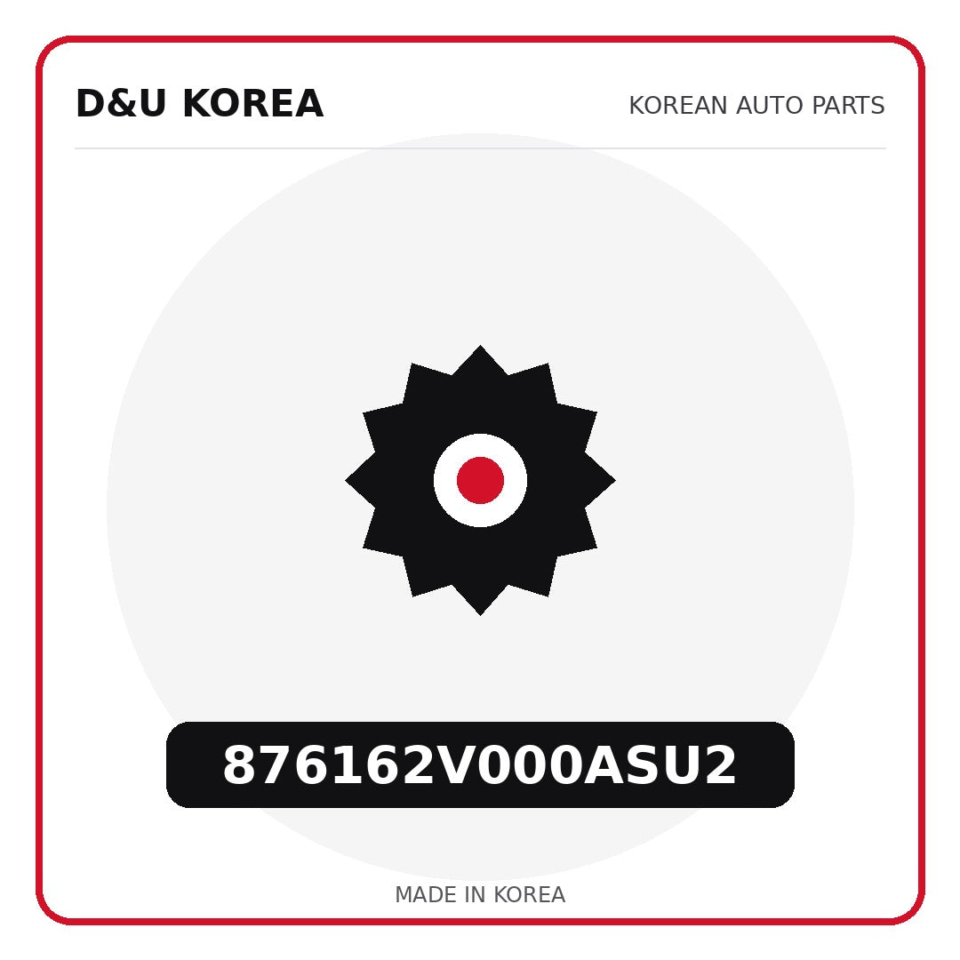 Genuine Mobis 876162V000ASU2  for Korean vehicles | D&U Korea