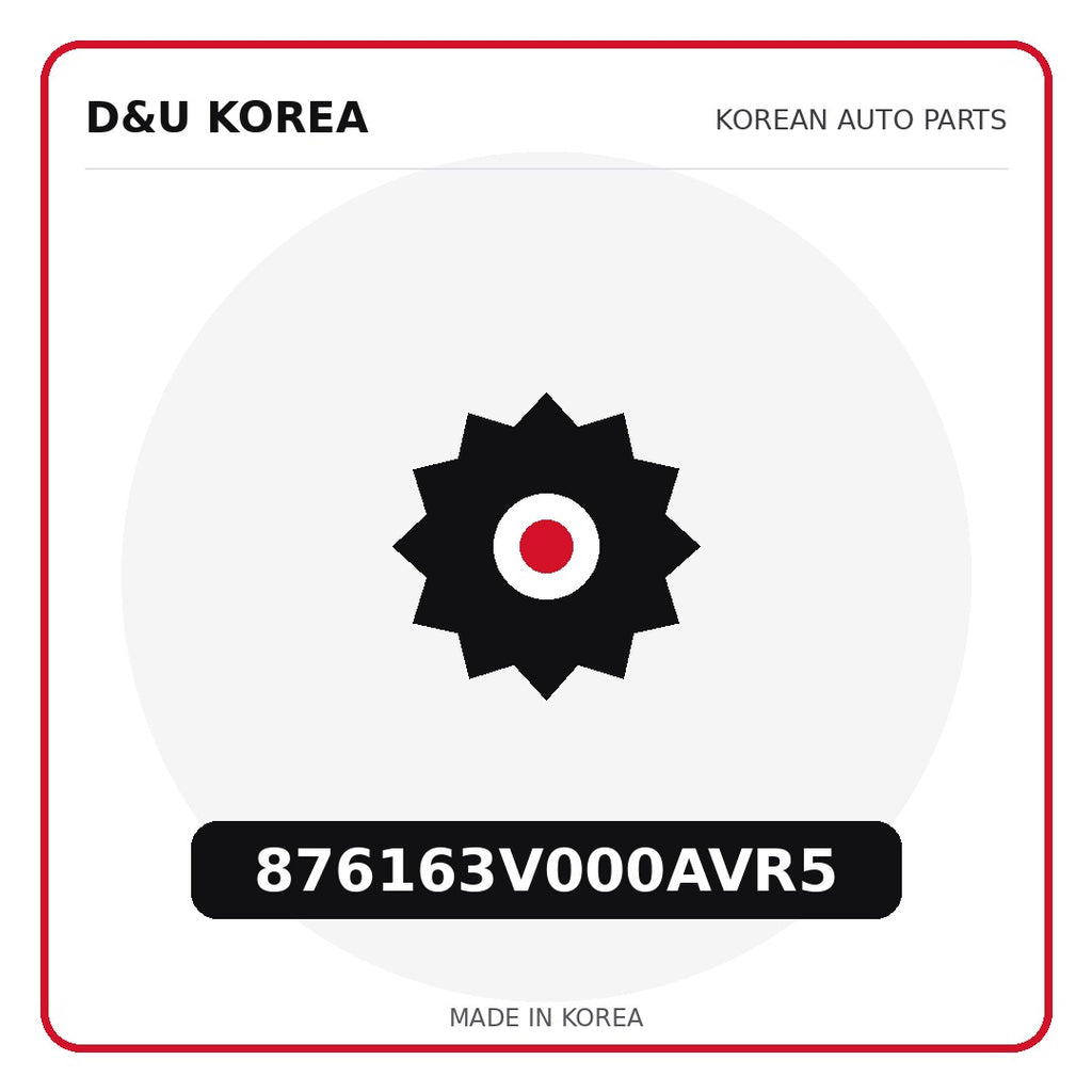 Genuine Mobis 876163V000AVR5  for Korean vehicles | D&U Korea