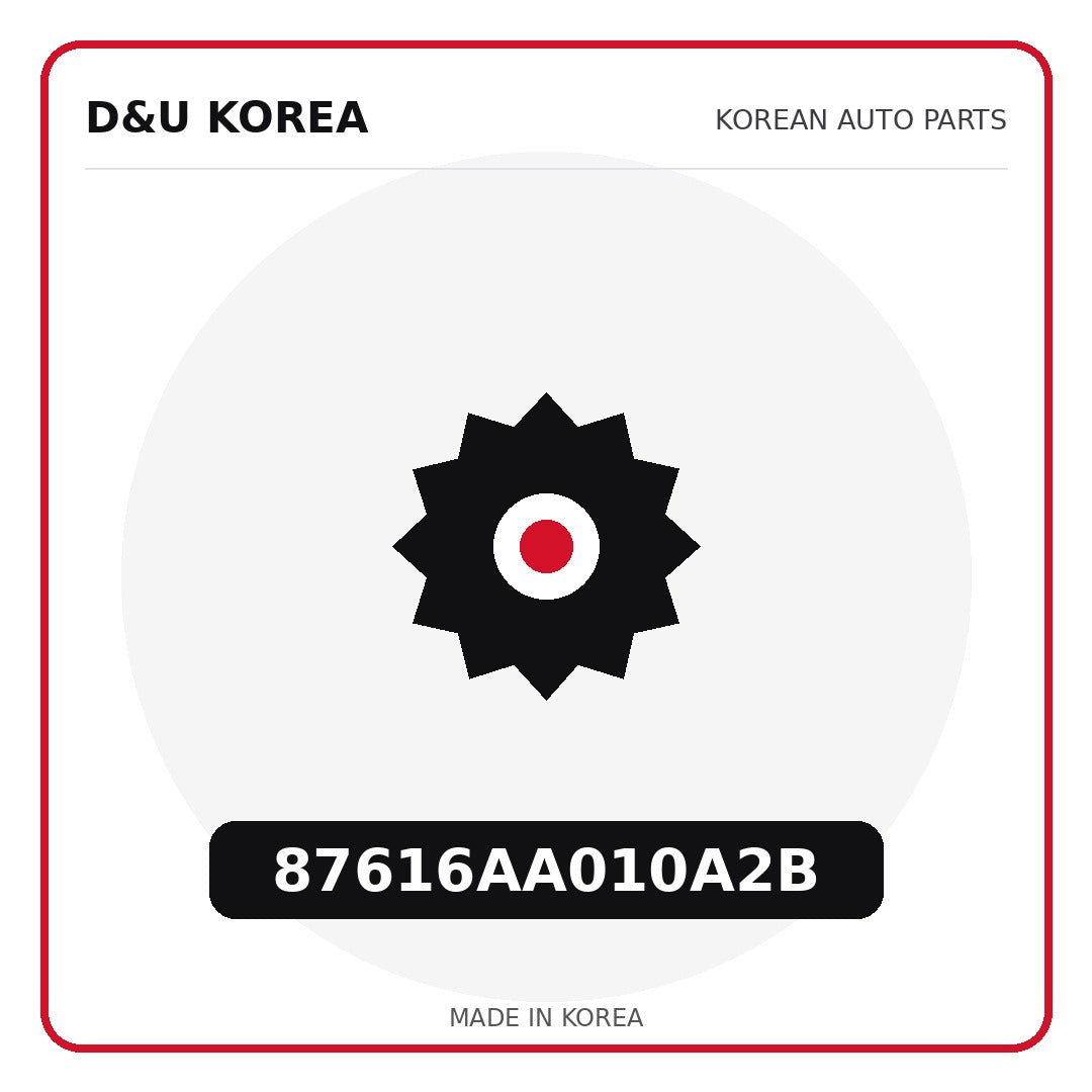 Genuine Mobis 87616AA010A2B  for Korean vehicles | D&U Korea